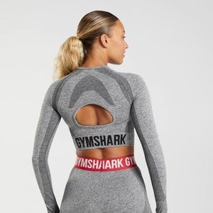 Flex long sleeve cropped top